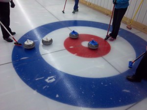 The "house" at Stevens Point Curling Club