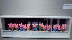 The Last Supper made with Peeps