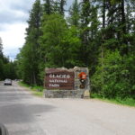 Entry sign to the west side of Glacier
