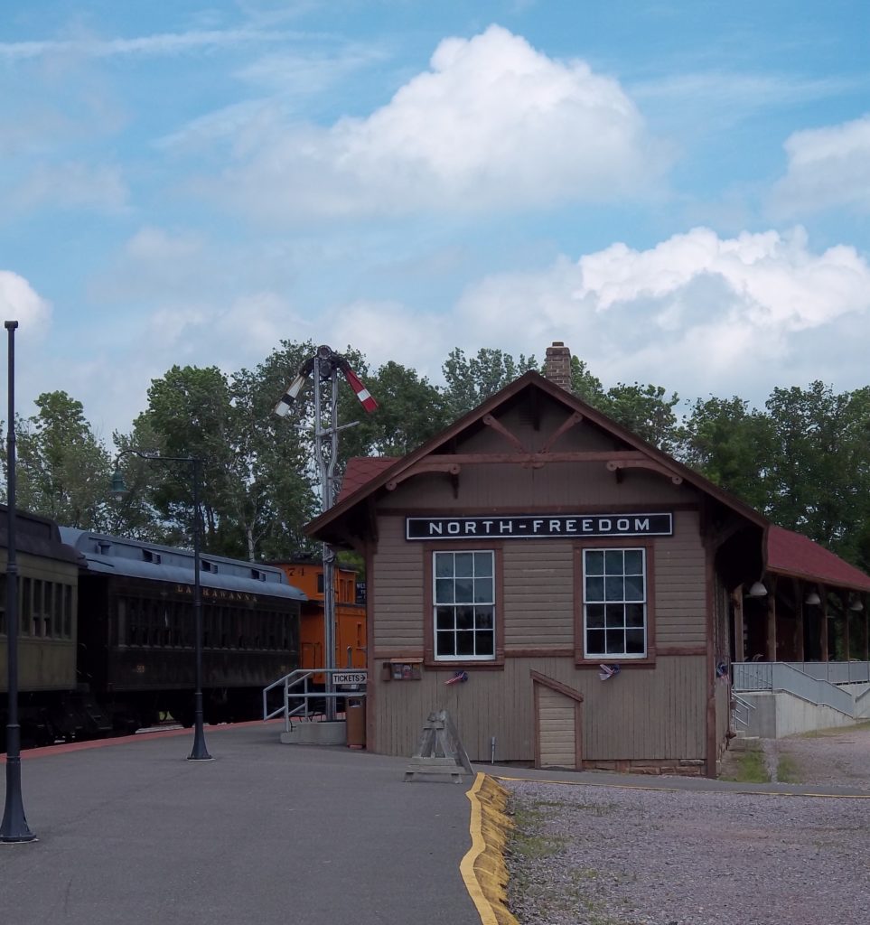 North Freedom Depot at Mid-Continent Railway Museum