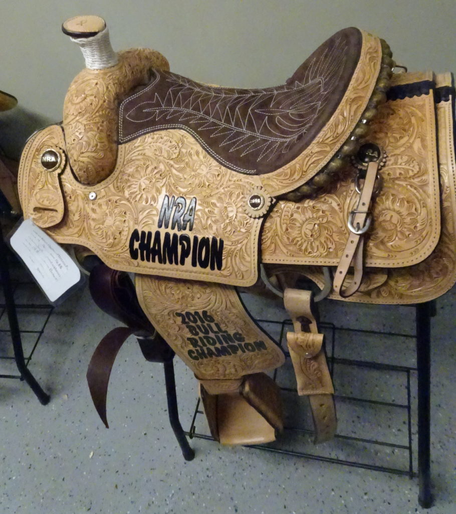 The prize for the best bull rider